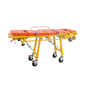 Stainless steel Ambulance Emergency Stretcher cart patient Transport Trolley for hospital