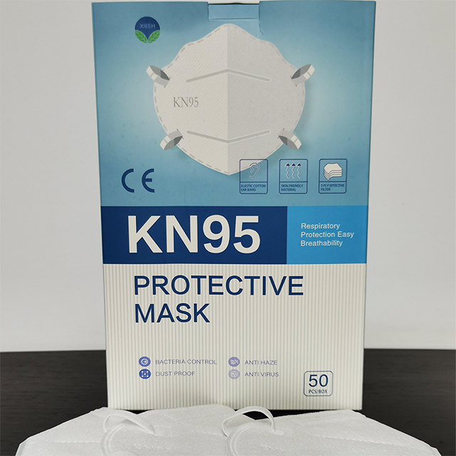 Disposable Covid KN95 Face Mask with Head Strap