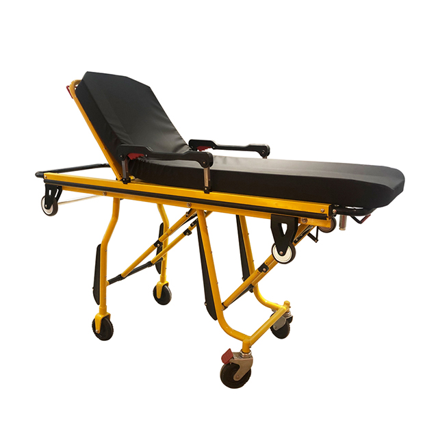 Powered Ambulance Stretcher Automatic Loading Stretcher Collapsible
